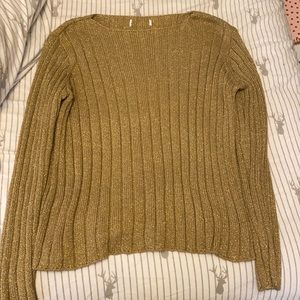 Gold sparkle sweater